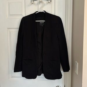 Madewell Collarless Blazer